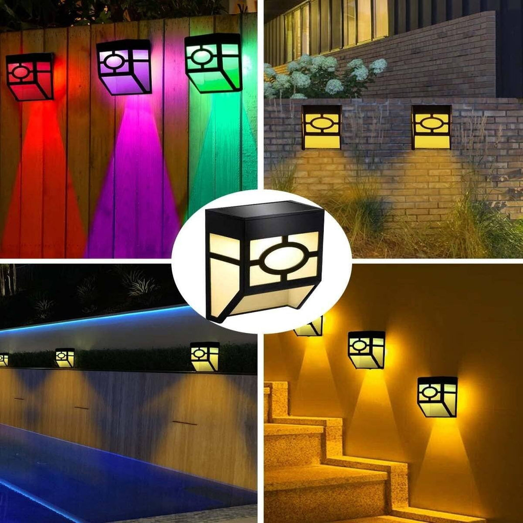 8-Pack Solar Garden Lights – Warm White & 7 Colour Changing Modes