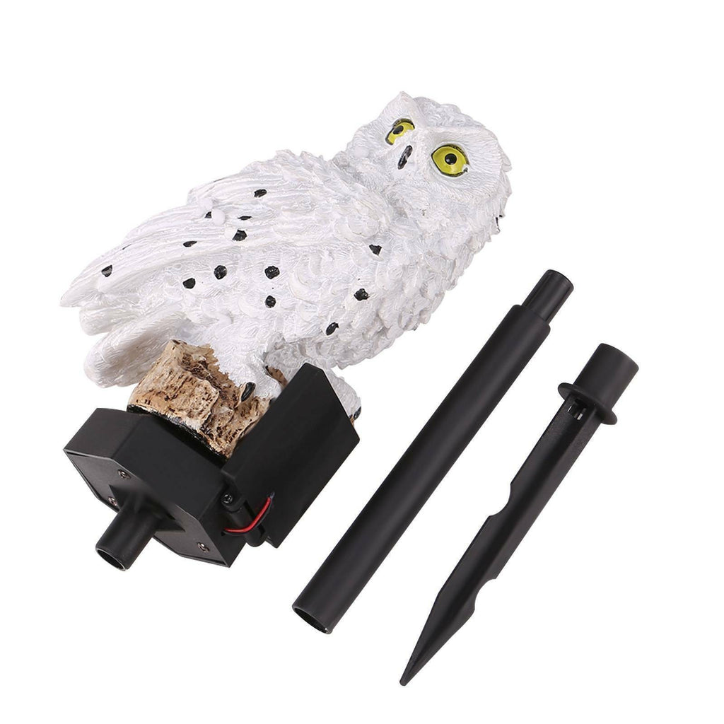 Solar Owl Garden Light Waterproof LED Outdoor Lamp for Pathway & Patio
